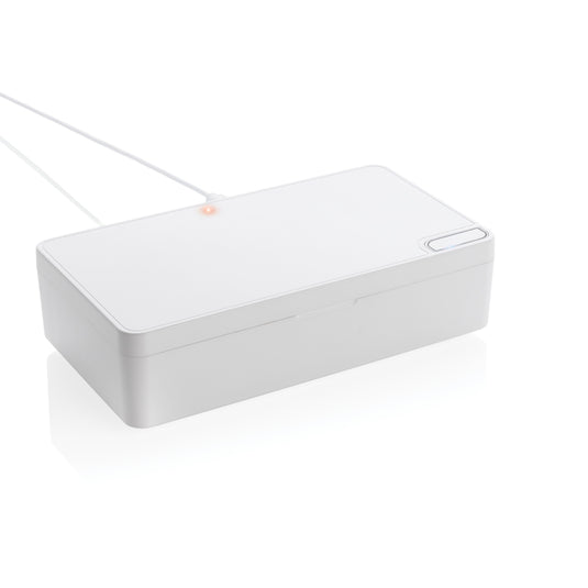 XD Collection UV-C steriliser box for phones and tablets, compact accessory for sanitizing electronic devices.