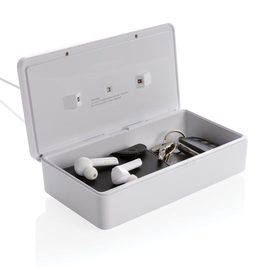 XD Collection UV-C steriliser box for phones and tablets, compact phone and tablet sanitizer with UV-C light technology.