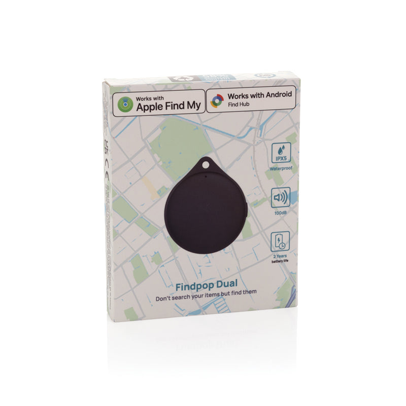 Load image into Gallery viewer, XD Collection Findpop Dual RCS recycled plastic item finder for phones and tablets, IPX5 waterproof design, durable plastic body.
