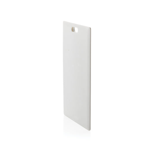 Findcard RCS recycled plastic item finder card for phones and tablets, by XD Collection, shown on a device in the image.
