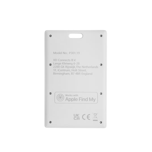 XD Collection Findcard RCS recycled plastic phone and tablet accessory item finder card on a white background.