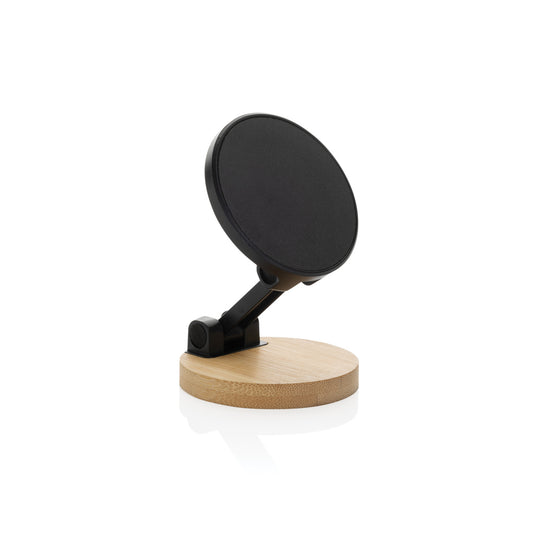 Magmount RCS recycled plastic and bamboo phone stand - Custom Wood Designs