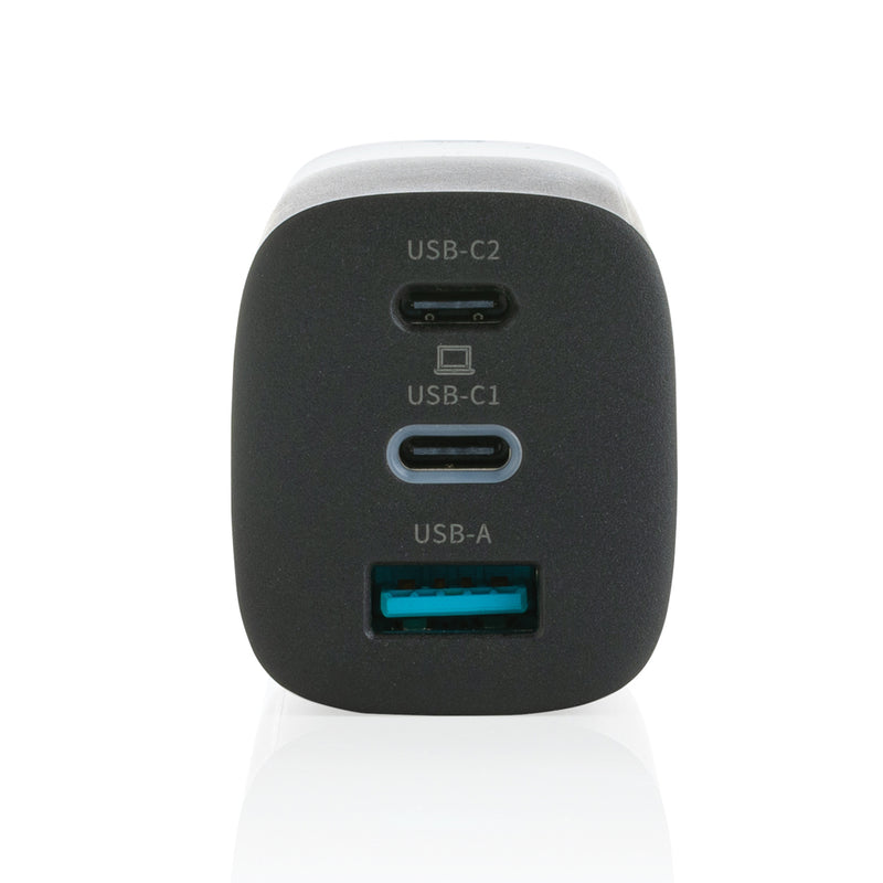 Load image into Gallery viewer, Philips 65W ultra fast PD 3-port USB wall charger - Custom Wood Designs
