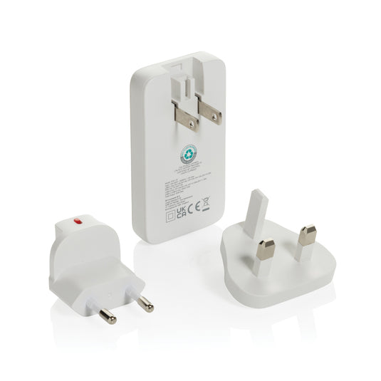 Fluxo RCS 65W flat GAN charger with universal connectors - Custom Wood Designs