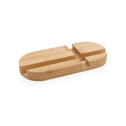 Bamboo tablet and phone holder - Custom Wood Designs