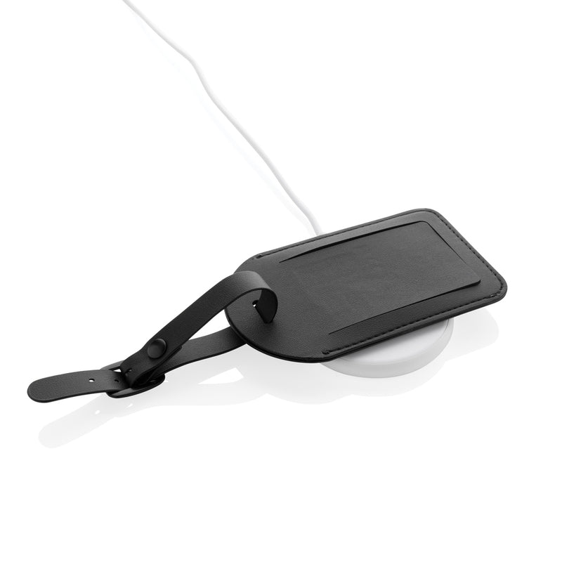 Load image into Gallery viewer, Globetrack RCSrPolyester luggage tag with worldwide locating - Custom Wood Designs
