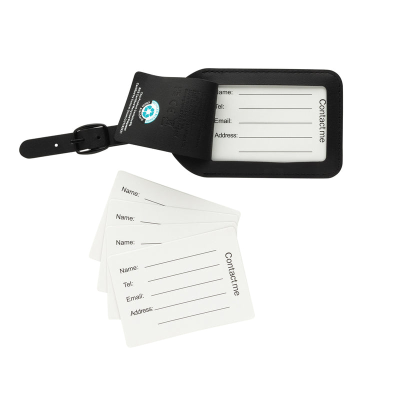 Load image into Gallery viewer, Globetrack RCSrPolyester luggage tag with worldwide locating - Custom Wood Designs
