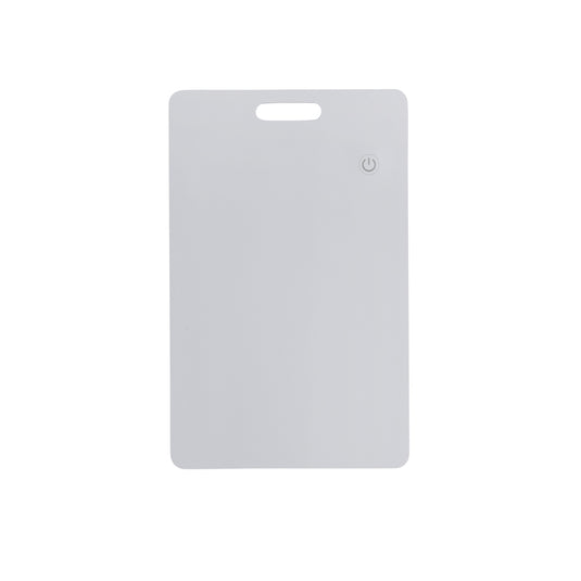 XD Collection Findit RCS plastic ultra-thin rechargeable phone and tablet finder card, compact and lightweight accessory.