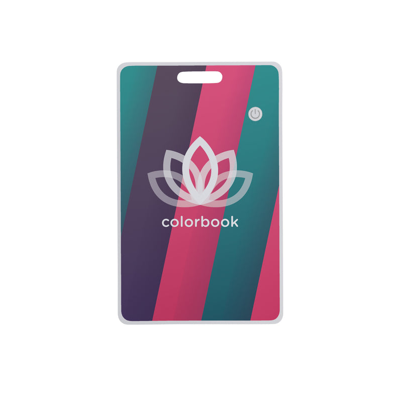 Load image into Gallery viewer, XD Collection Findit Dual RCS plastic ultra-thin phone and tablet rechargeable finder card lying flat on a surface.
