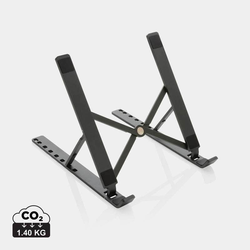 Load image into Gallery viewer, XD Xclusive Terra RCS recycled aluminium universal laptop and tablet stand for phones and tablets, with adjustable support.
