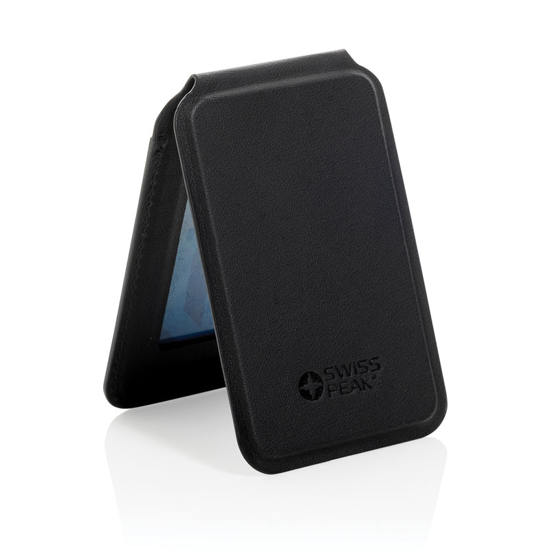 Load image into Gallery viewer, Magstand RCS recycled PU magnetic phone wallet with stand - Custom Wood Designs
