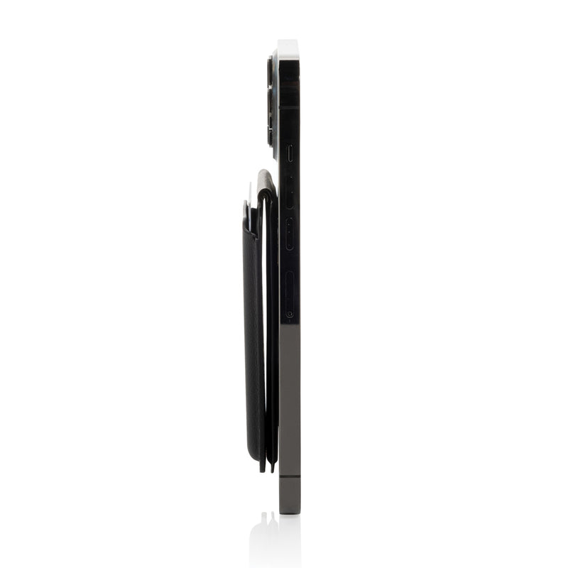 Load image into Gallery viewer, Magstand RCS recycled PU magnetic phone wallet with stand - Custom Wood Designs
