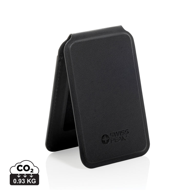 Load image into Gallery viewer, Magstand RCS recycled PU magnetic phone wallet with stand - Custom Wood Designs
