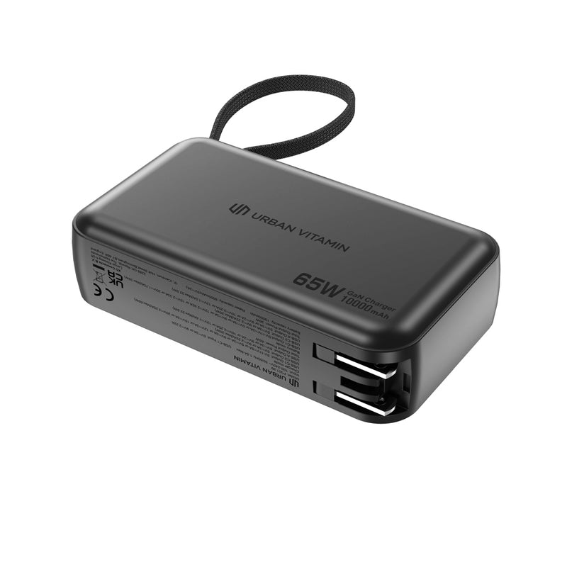 Load image into Gallery viewer, Urban Vitamin Eureka hybrid GANcharger 10000mah powerbank65W - Custom Wood Designs
