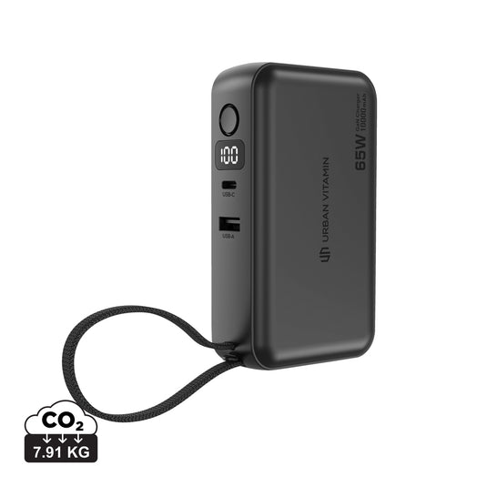 Urban Vitamin Eureka hybrid GANcharger 10000mah powerbank65W - Custom Wood Designs