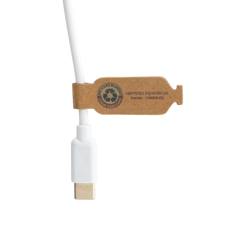 Load image into Gallery viewer, XD Collection RCS recycled plastic Ontario 6-in-1 round cable for phone and tablet accessories, black color with multiple ports
