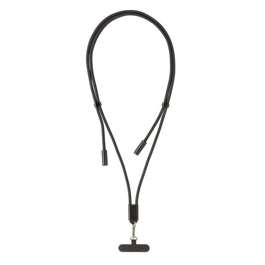 XD Collection LoopAmp RCS RPET adjustable phone cord with 60W cable, compatible with phones and tablets, shown in the image.
