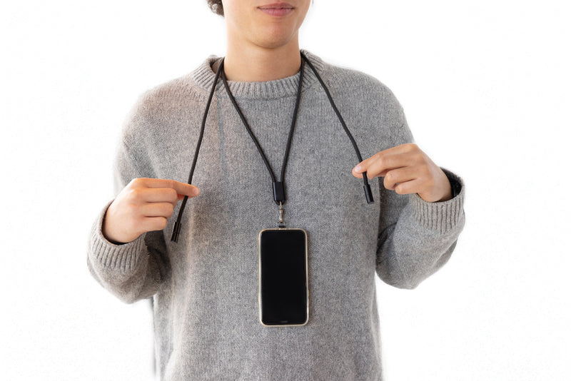 Load image into Gallery viewer, XD Collection LoopAmp RCS RPET adjustable phone cord with 60W cable for phones and tablets, featuring a durable, eco-friendly design.
