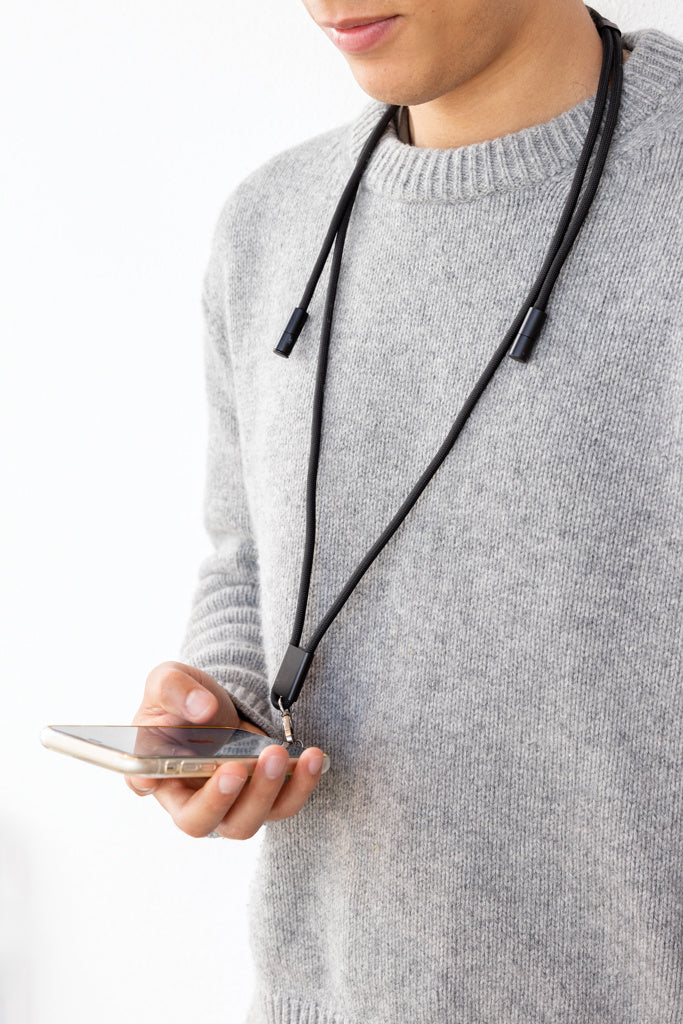 Load image into Gallery viewer, XD Collection LoopAmp RCS RPET adjustable phone cord with 60W cable for fast charging and versatile device connectivity.
