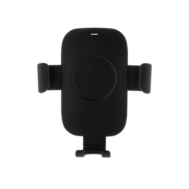 Load image into Gallery viewer, XD Collection RCS recycled plastic 10W wireless charging car holder for phones and tablets, with adjustable grip and sleek design.
