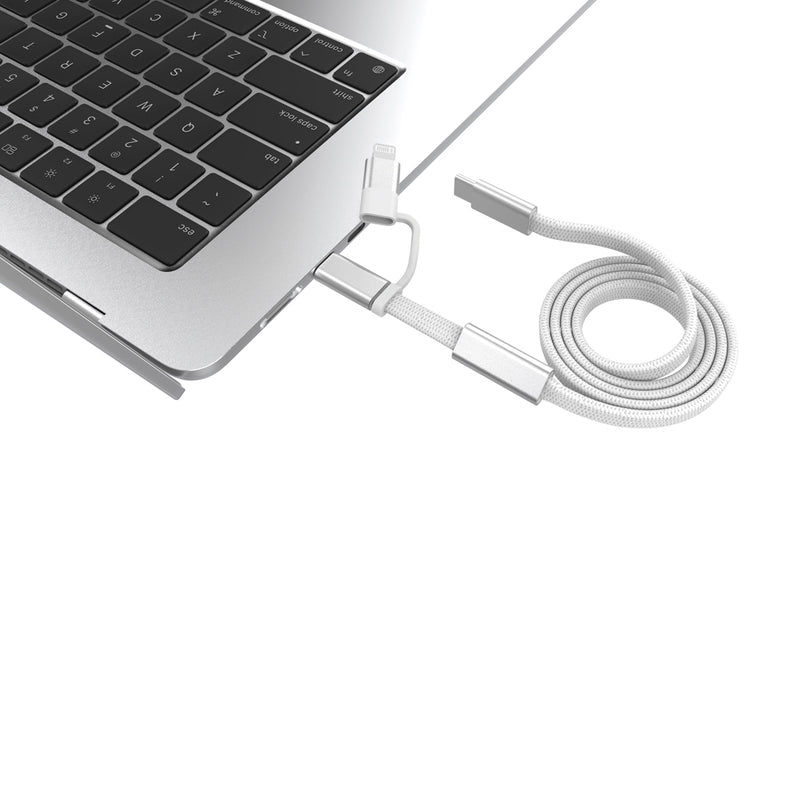 Load image into Gallery viewer, Arc RCS 60W 120 cm 2-in-1 fast charging cable - Custom Wood Designs
