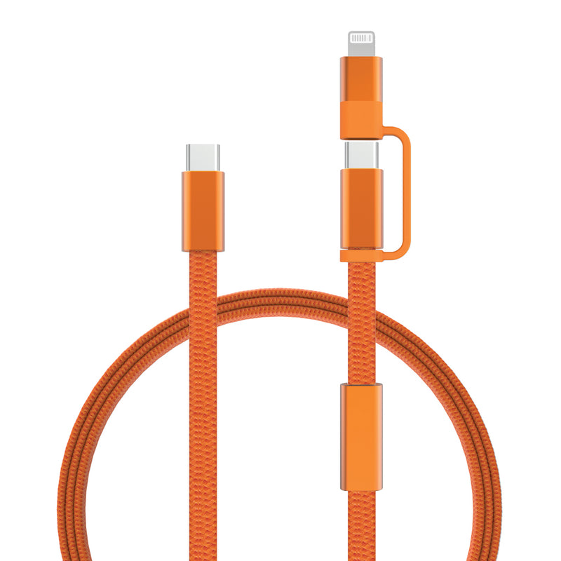 Load image into Gallery viewer, Arc RCS 60W 120 cm 2-in-1 fast charging cable - Custom Wood Designs
