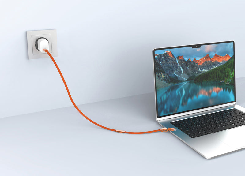 Load image into Gallery viewer, Arc RCS 60W 120 cm 2-in-1 fast charging cable - Custom Wood Designs
