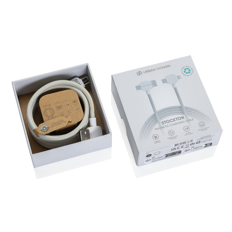 Load image into Gallery viewer, Urban Vitamin Stockton 65W RCS RTPE/RPET magnetic cable - Custom Wood Designs
