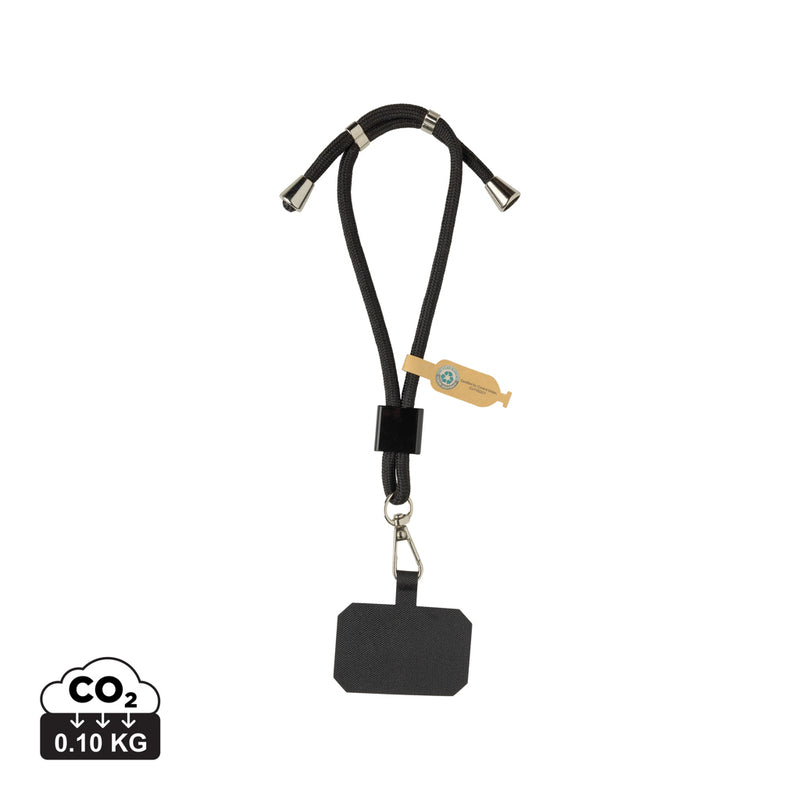 Load image into Gallery viewer, XD Collection CarryLoop RCS recycled PET adjustable phone holder wristlet with a sleek design and secure strap.
