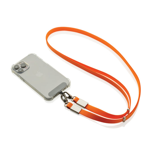 Nivo RCS recycled PET Crossbody lanyard-Phone & Tablet accessories