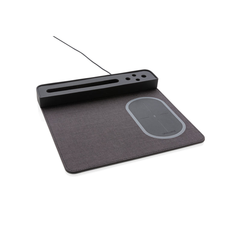 Load image into Gallery viewer, XD Xclusive air mousepad with 5W wireless charging pad and USB port, designed for phone and tablet accessories.
