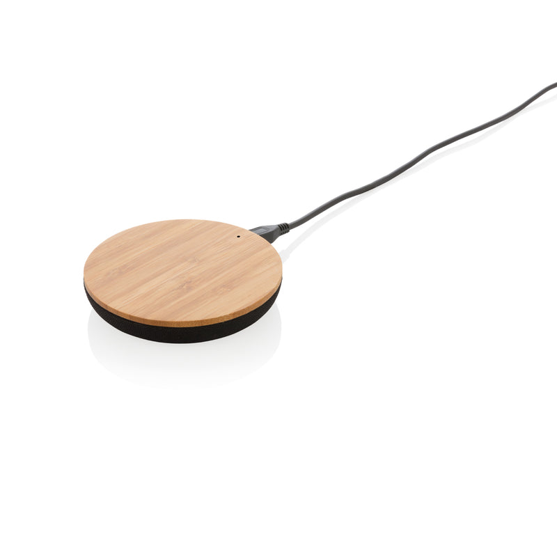 Load image into Gallery viewer, Bamboo X 5W wireless charger - Custom Wood Designs
