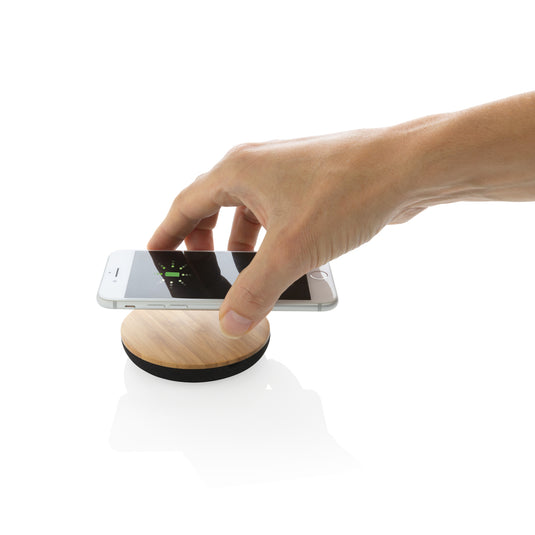 Bamboo X 5W wireless charger - Custom Wood Designs