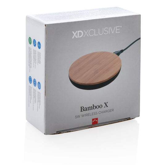 Bamboo X 5W wireless charger - Custom Wood Designs