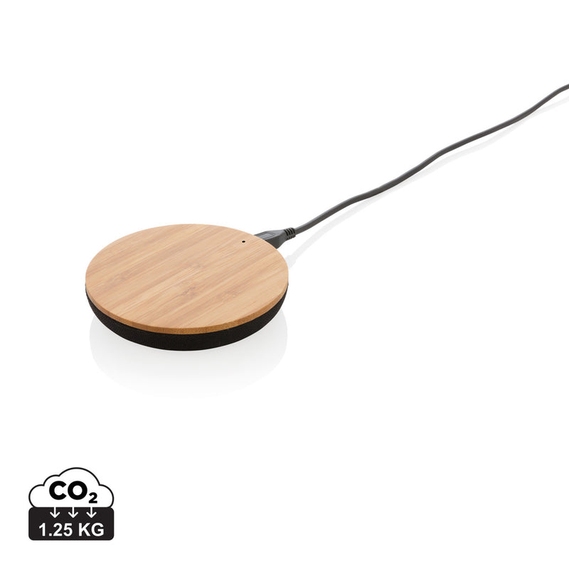 Load image into Gallery viewer, Bamboo X 5W wireless charger - Custom Wood Designs
