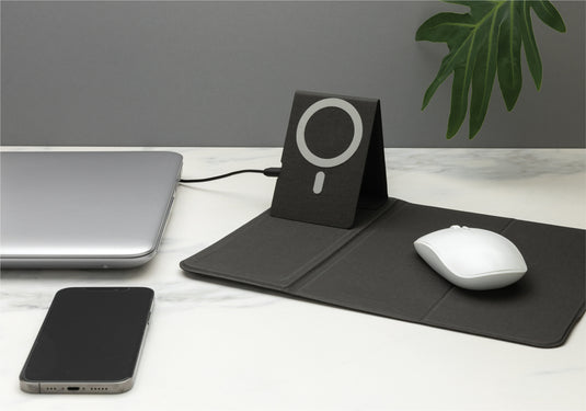 Artic Magnetic 10W wireless charging phonestand - Custom Wood Designs