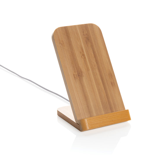 Bamboo 5W wireless charging stand - Custom Wood Designs
