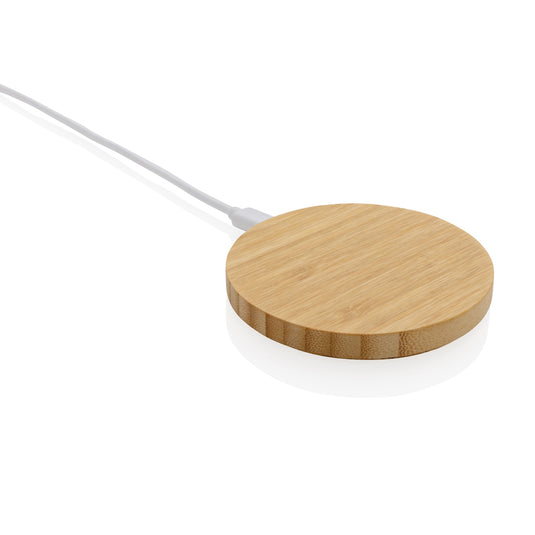 Bamboo 15W wireless charger - Custom Wood Designs