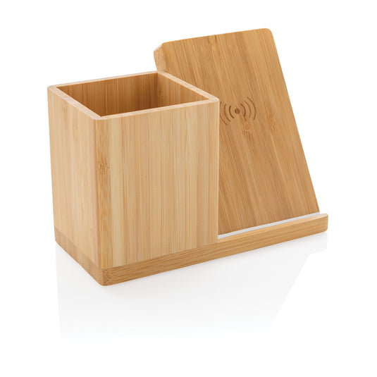 Calgary bamboo 10W wireless charger - Custom Wood Designs