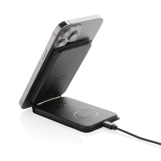Swiss Peak RCS rPU 15W  3-in-1 magnetic wireless charger - Custom Wood Designs
