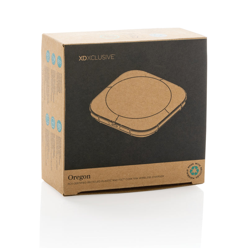Load image into Gallery viewer, Oregon RCS recycled plastic and cork 10W wireless - Custom Wood Designs

