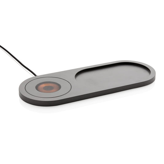 Encore 10W wireless charging valet tray - Custom Wood Designs