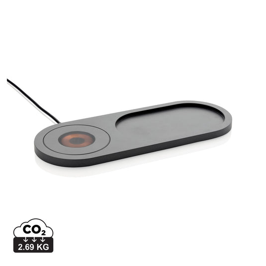 Encore 10W wireless charging valet tray - Custom Wood Designs