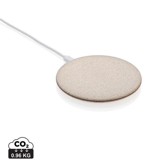 5W Wheat straw wireless charger - Custom Wood Designs