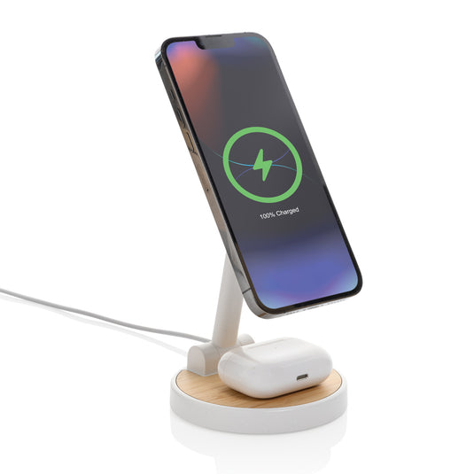 Ontario RCS rplastic 15W magnetic charging 2 in 1 stand - Custom Wood Designs