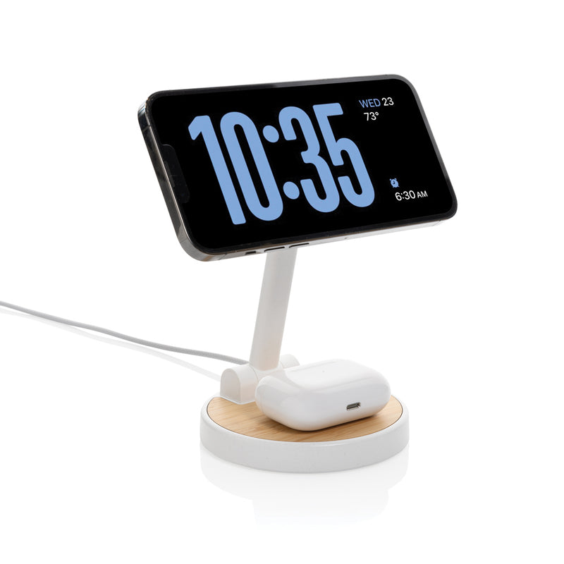 Load image into Gallery viewer, Ontario RCS rplastic 15W magnetic charging 2 in 1 stand - Custom Wood Designs
