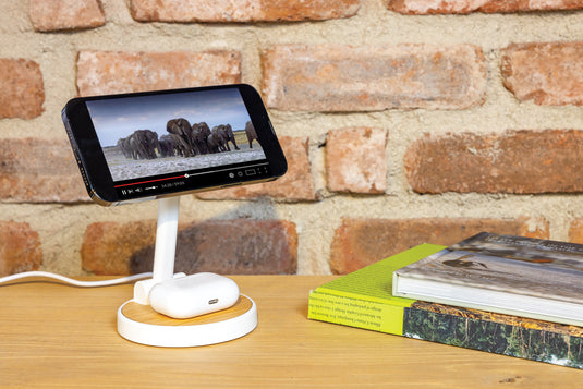 Ontario RCS rplastic 15W magnetic charging 2 in 1 stand - Custom Wood Designs