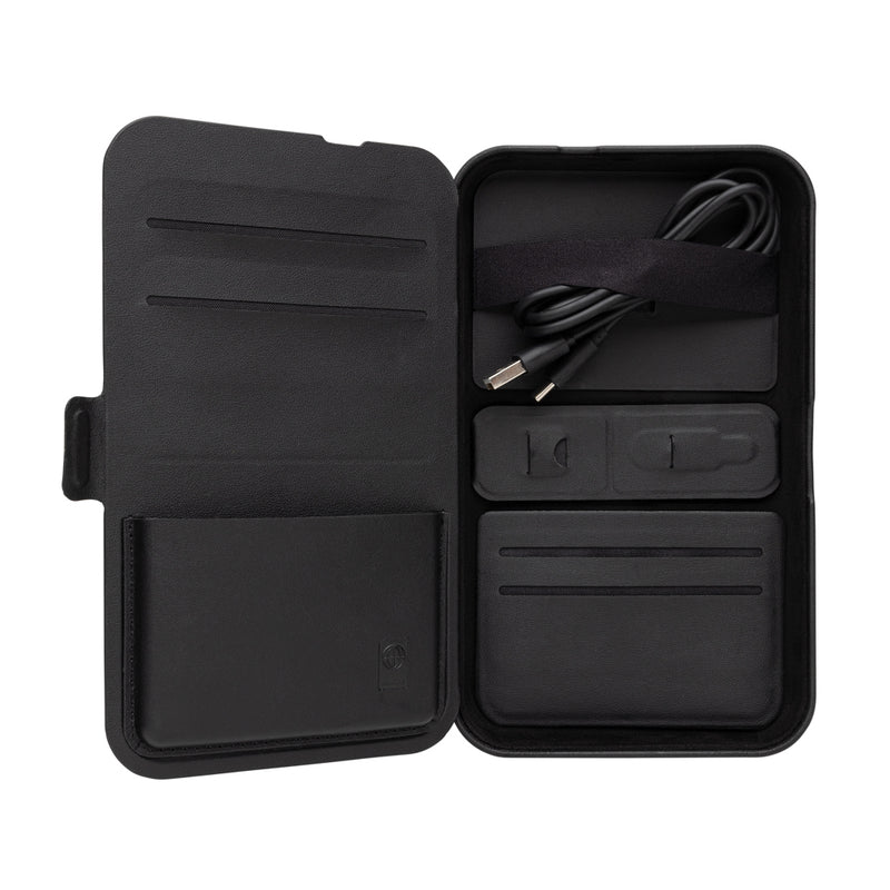 Load image into Gallery viewer, Swiss Peak RCS recycled travel case with 3 in 1 charger - Custom Wood Designs
