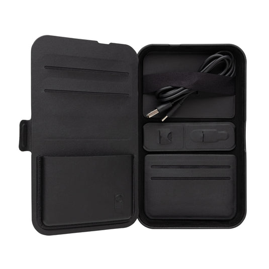 Swiss Peak RCS recycled travel case with 3 in 1 charger - Custom Wood Designs