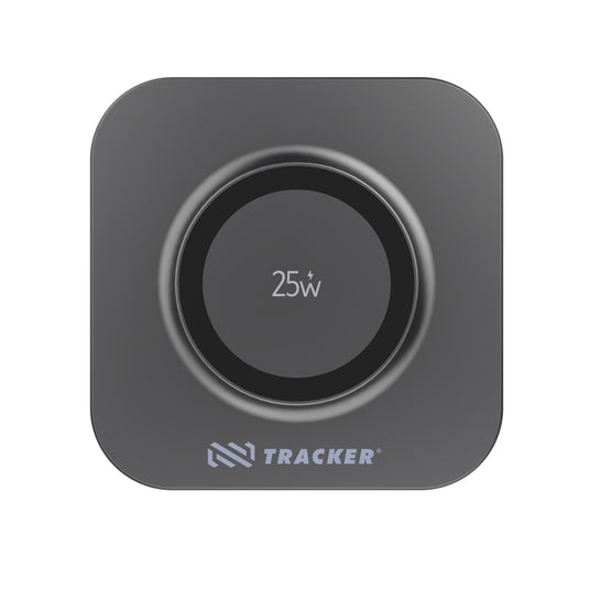 XD Xclusive Quantum ultra-fast 25W magnetic wireless charging pad for phones and tablets, sleek black design